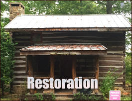 Historic Log Cabin Restoration  Maidens, Virginia
